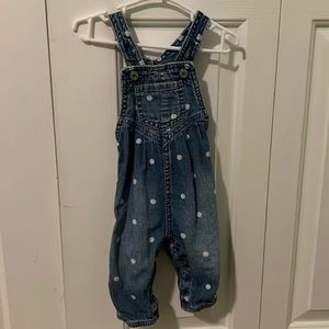 Baby Gap girls overalls 3-6m